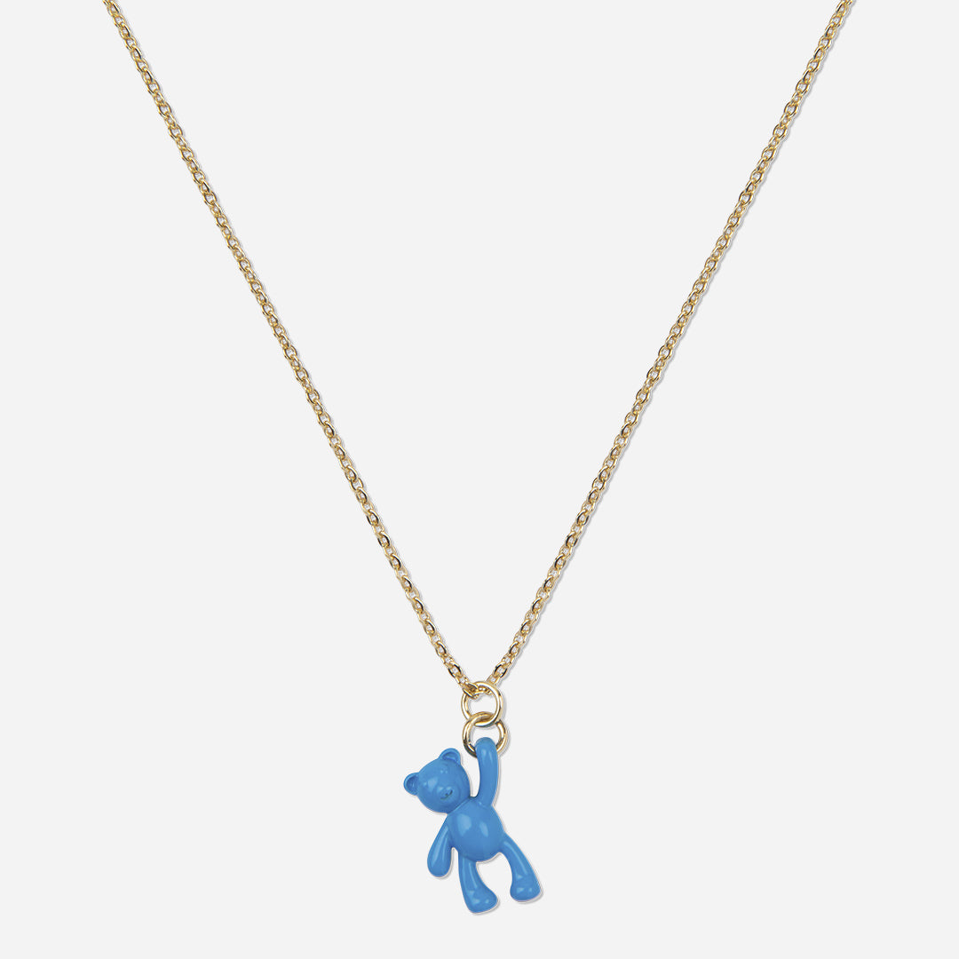 The Jumping On Cloud 9 Teddy Bear necklace