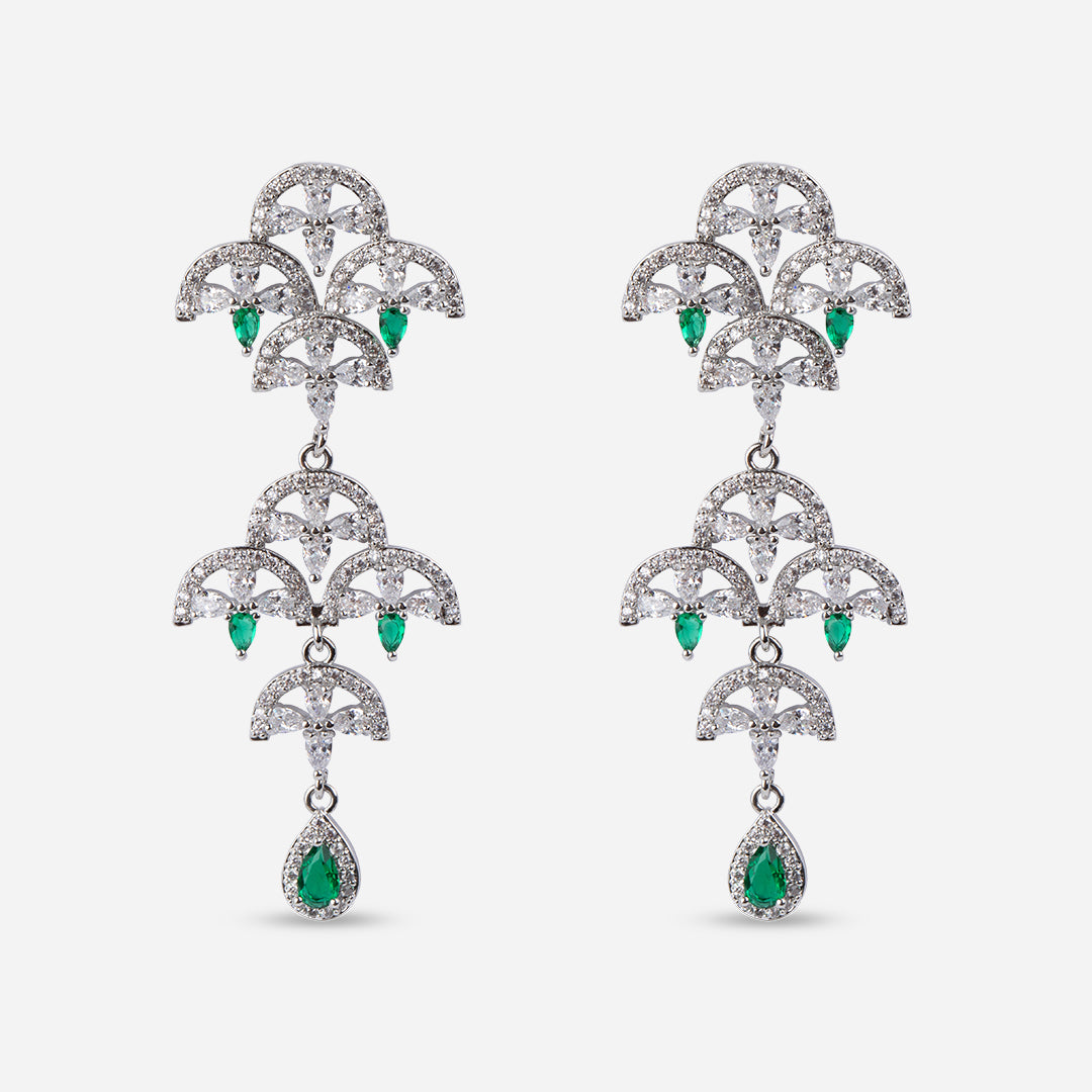 The Green Emerald earrings