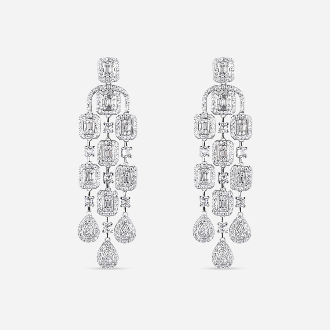 The Diamond Drop Waterfall earrings