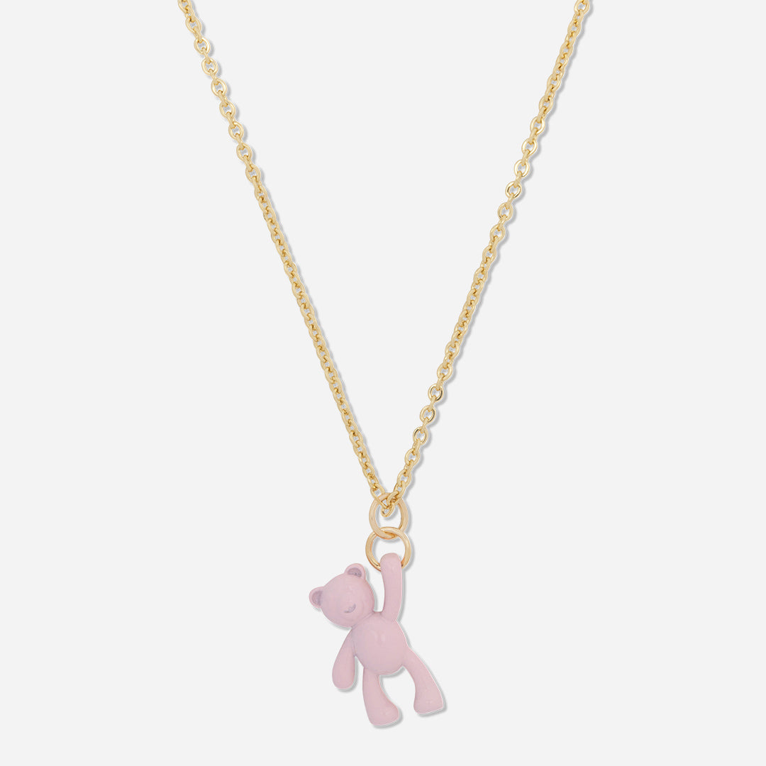 The Jumping On Cloud 9 Teddy Bear necklace